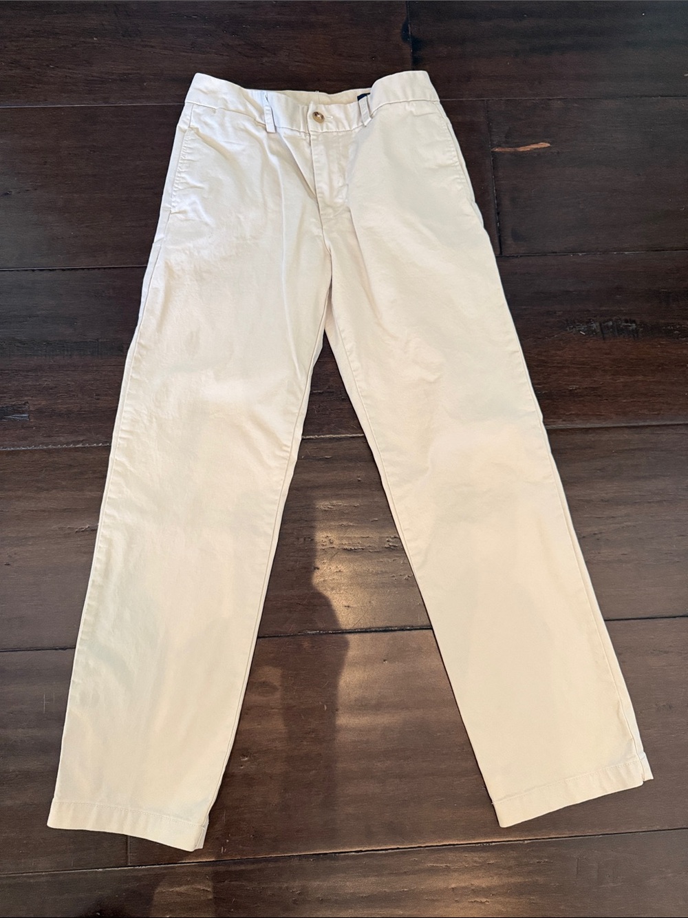 Boy’s light khaki Chino Pants - Classic Straight Fit. 14